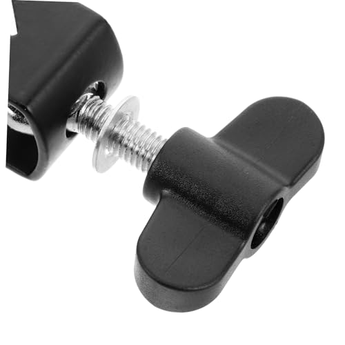 Soporte de montaje para aro de caja Hemoton Clamp con agarre firme, construcción duradera para instrumentos de percusión y tambor fácil instalación, negro miniatura 2