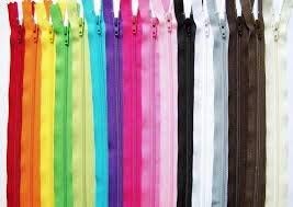 DIKANSHA® Tailoring Concealed Invisible Long Zips for Pants, Palazzo, Dresses, Frock, Blouse (Multicolour)-Pack of 50 (8 Inch)