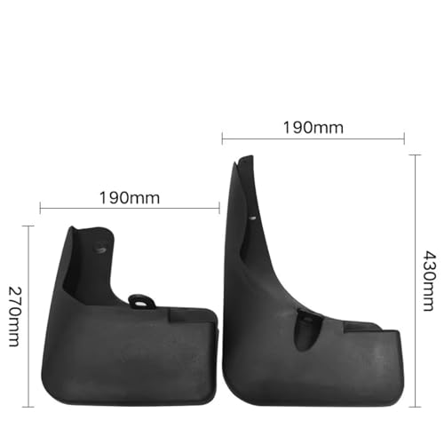 Guardabarros para Toyota RAV4 2013-2015: panel decorativo para cubo de rueda 2