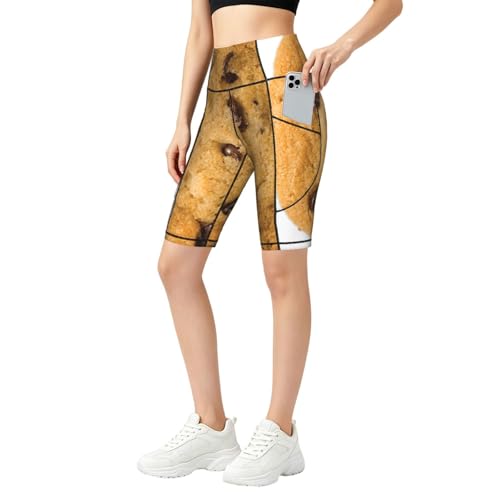 Pantalon de yoga pour femme imprimé biscuit gym et loisirs
