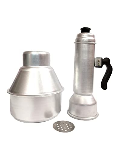 COCS Aluminium Puttu Maker Deluxe, Silver