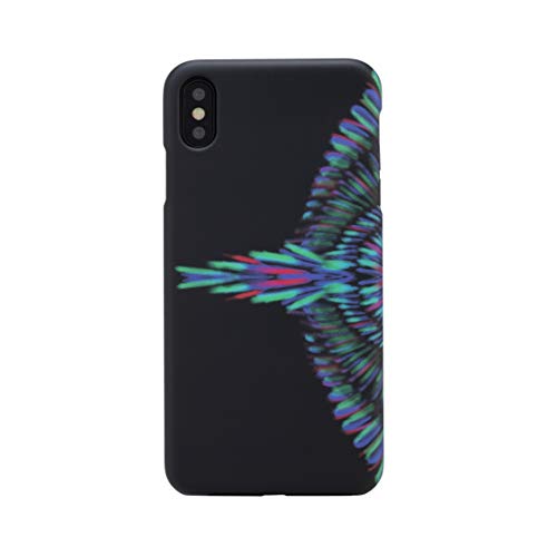 MARCELO BURLON COUNTY OF MILAN Cover/Custodia Compatibile con iPhone XS Max - Custodia Burlon Originale con Vetro temprato 9H - Rigida - Soft Touch e Antiurto - Protezione Frontale rialzata