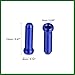 Motoforti 50pcs Bike Brake Cable Cap Bicycle Bike Shifter Brake Gear Inner Cable Cap End Tips Crimps Blue Long-Lasting