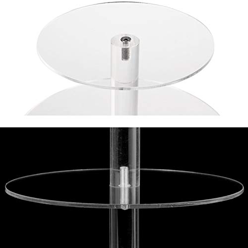 SZFLWA Cupcake Stand, Chiaro Acrilico Partito