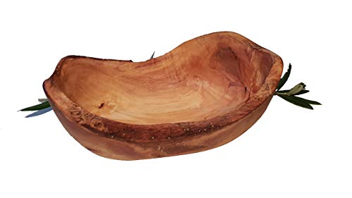 Prosudweb Petite Coupe à Fruits Naturelle en Bois d'olivier Cover