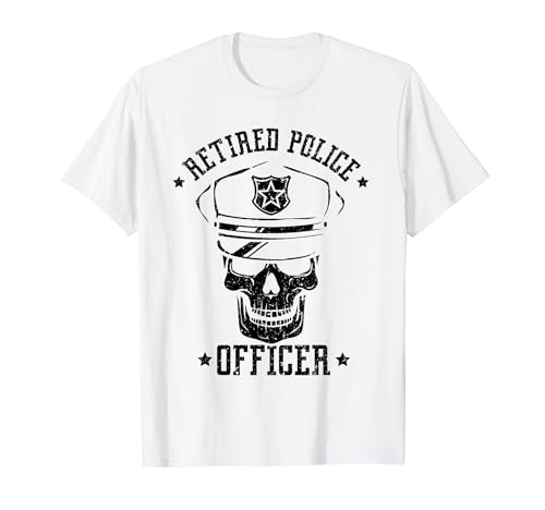 Oficial de policía jubilado jubilado Policía jubilado Pensionista Camiseta
