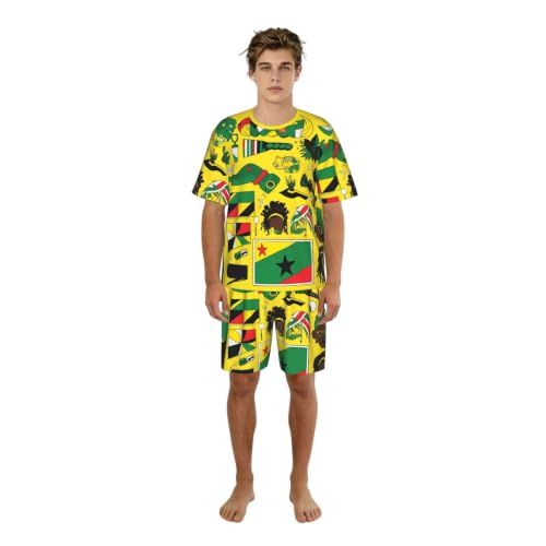 Pyjama jamaïcain doux et respirant pour un sommeil confortable et une relaxation profonde