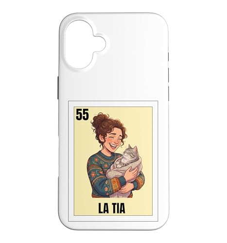 Funny Mexican Design for Aunt Cat Lady Version - La Tia �X�}�z�P�[�X iPhone 16 Plus �p