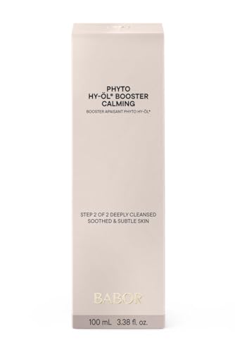BABOR CLEANSING Phyto Hy-Öl Booster Calming für empfindliche Haut, Gesichtsreiniger zur Anwendung mit Hy-Öl, Mit Lindenblüten, Phytoactive Sensitive, Vegane Formel, 1 x 100 ml