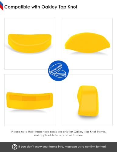 Image of BLAZERBUCK Replacement Nose Pieces for Oakley Frogskins Range /Frogskins Range XL /Top Knot /Side Swept /HSTN /Spindrift /Wildrye