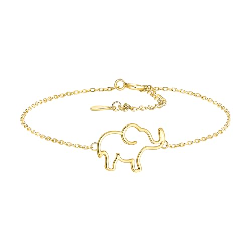 Sofia Milani - Pulsera para Mujeres en Plata de Ley 925 - Chapada en Oro -...