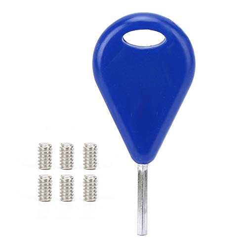 Surfboard Surf Fin Key with Screws Set for FCS Fins Surfing Equipment(Blue)