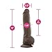 Blush Novelties Adult Sex Toys - Au Naturel Big Boy - Sensa Feel Dual Density Realistic 10 Inch Dildo - Suction Cup Base Harness Compatible - Lifelike FlexiShaft Cock - Women Men Couples - Chocolate