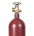 New 20 Cubic Foot Steel Nitrogen Cylinder DOT Approved CGA580 Valve