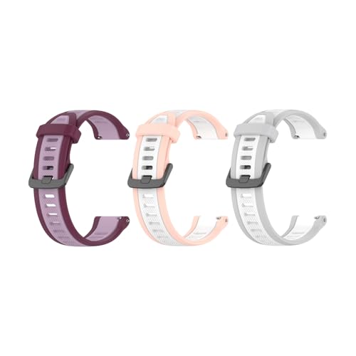 LICHIFIT Garmin�i�K�[�~���jForerunner165�p�o���h 20MM �x���g �ւ��o���h �V���R���� �_�炩�� �ʋC�� �ϋv�� �X�|�[�c�o���h �A�N�Z�T���[ �i�p�[�v���{�s���N�{�z���C�g�j