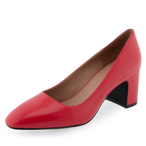 Aerosoles Women's Minetta Racing Red Leather 9.5 Wide