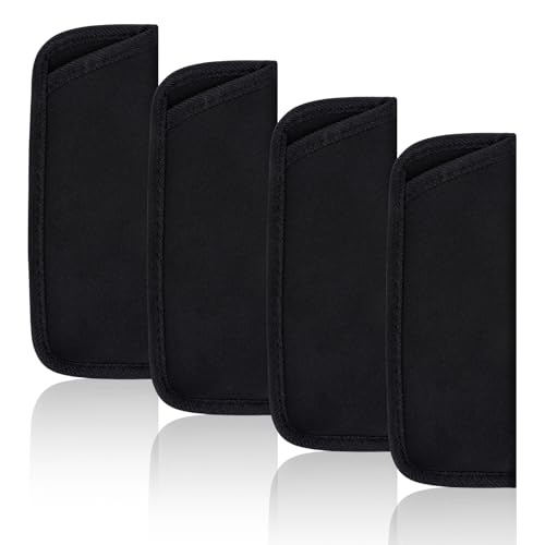 Image of Xthrotsenk 4 Pcs Glasses Case Soft Eyeglass Pouch Sleeve Cover Holder Protective Case for Glasses Travel Sunglasses Sleeve Holder Fabric Spectacle Pouch
