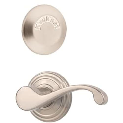 Kwikset 488 Cnl-15 poignée bouton de porte fixe Carson nickel - 2