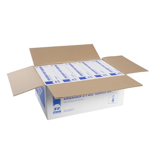 AmerCareRoyal Children's Polyethylene Bib - Comfortable, Lightweight Mealtime Protection, Ideal for Restaurants, Adjustable Neck Tie, Unisex Disposable Bibs, Clown Design, Pack of 25003