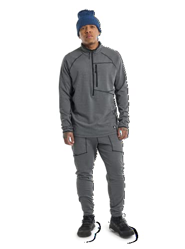 Image of Burton Men's Men's Stockrun Grid Half-zip Fleece