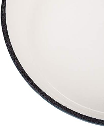 Yarlung 8 Inch/20 cm Enameled Cast Iron Skillet, Teal Ombre Round Cooking Frying Pan