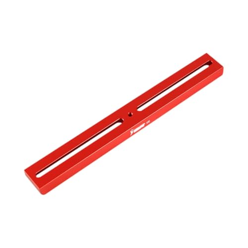AsrMyjcx Soporte de Cola de Milano para Telescopio, Barra de Riel, Instalación Sencilla, Rojo