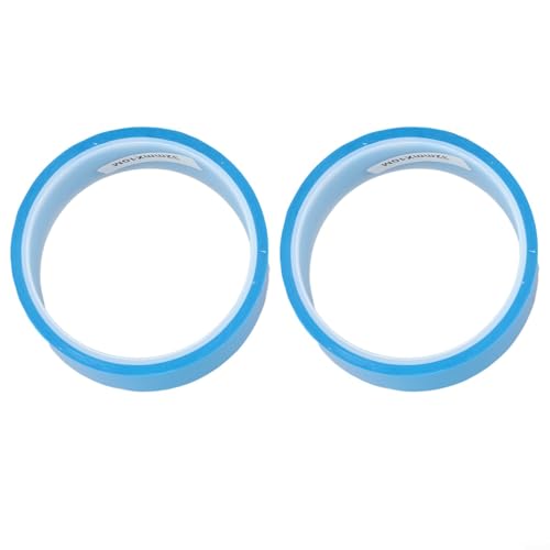 Forros para llantas de bicicleta de 10 m, material PET para llantas sin cámara, grosor de 0,1 mm, compatibles con llantas anchas, 2 unidades (ancho 32 mm × largo 10 m) miniatura 7