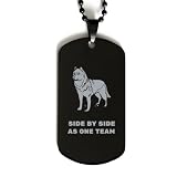 Siberian Husky, Pet ID Tag, Guide Dogs, New Puppy, Blind Dog, Design for Dog Mom, Dog Dad, Pet Loss,