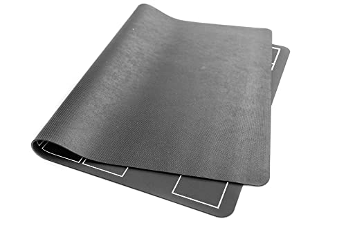Minimalistische Kartenspielmatte kompatibel mit Pokemon TCG - 2 Spieler