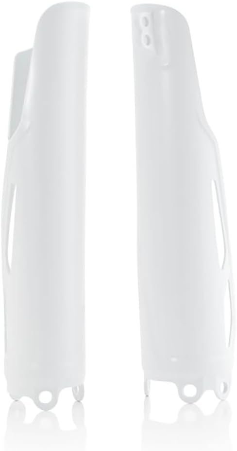 Acerbis Lower Fork Cover Set White Compatible with Honda CRF450R/CRF250R/CRF250RX/CRF450RX/CRF450L/RL/CRF450X 2019-2026/CRF450RS 2022-2024 - 2736240002