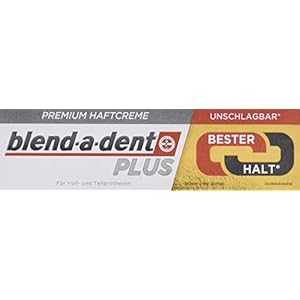 Blend-a-dent Plus Premium kleefcrème Duo Kraft, verpakking van 12 (12 x 40 g)