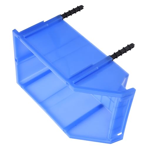 COHEALI Caja de Almacenamiento de Plástico Apilable Azul para Tornillos y Organizador Multiusos para Herramientas y Componentes con Compartimentos Resistentes y Diseño Práctico