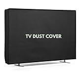 JeJos® Dust Cover for Sony (55 inches) BRAVIA 2 4K Ultra HD Smart LED Google TV K-55S25B | Water-Resistant, Durable, Anti-Dust TV Protector | Keeps Your Device as New Black
