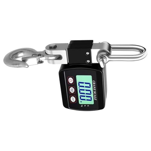 Báscula electrónica profesional para colgar de 500 kg, pantalla LCD, grúas digitales, gancho colgante, herramienta de pesaje digital