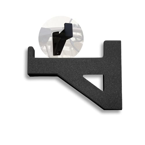 SplashNColor Bow Wall Mount and Organizer - Durable ABS Hanging Mount for Compound Bow and Cross Bow Display and Storage - Bow Holder for Wall - Keep Your Gear Organized and Ready - Black - 1 Pack