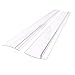 AINAAN Clearance Silicone Kitchen Stove Counter Cover Long & Wide Gap Filler (2 Pack) Heat-Resistant and Easy Clean (Clear), 21" x .5" x 2.25"