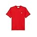 Lacoste Men's Cotton T-Shirt, Red Green Croc, X-Large