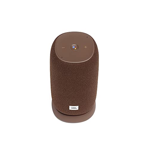 Image of JBL Link Portable 360 Degree Wi-Fi & Bluetooth Wireless Streaming Speaker with 8 Hours Playtime, IPX7 Waterproof and Voice Assistance Integrated (Brown)