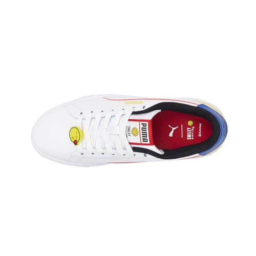 PUMA Kids Boys X SmileyWorld Serve Pro Lace Up Sneakers Shoes Casual - White4