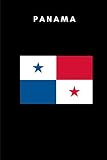 Panama: Country Flag A5 Notebook to write in with 120 pages