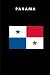 Panama: Country Flag A5 Notebook to write in with 120 pages