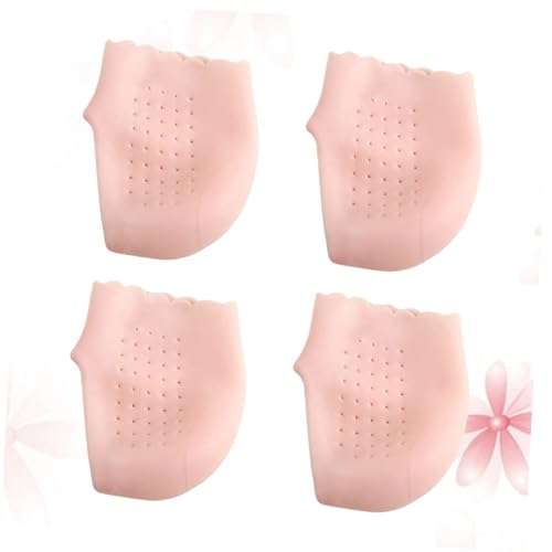 FOMIYES 2 Pairs Women Thin Heel Socks Gel Heel Protectors for Foot Care Padded Sleeve Socks Moisture Locking for Cracked Skin