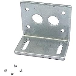 Bringsmart 4632 Mounting Bracket of Worm Gear Motor with Screw Support | Bringsmart Mounting Bracket of Worm Gear Motor with Screw Motor Mini Motor Support for Fixed Motor Running Smoothly