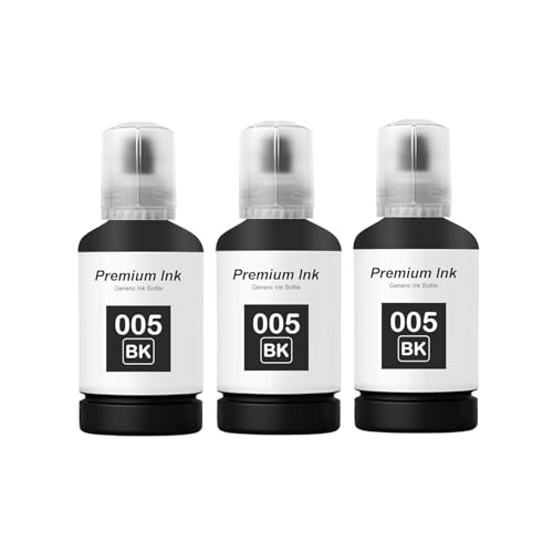 Image of Duplex DTC 005 Ink Compatible for Epson M3140, M3170, M1120, M1140, M1180, M2140 Printers (005 Black Ink 3 Pcs)
