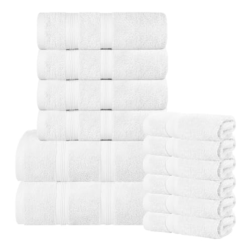 Juego de toallas de algodón multiusos para entrenamiento, salón de spa y hogar 3