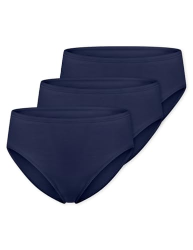 Schiesser Damen 3 Pack Slips - Baumwolle Essentials