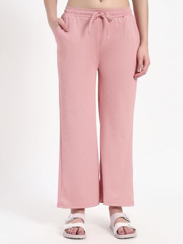 Image of Vogaan Women's Summer 2 Piece Co-Ord Set for Women Casual Short Sleeve Crop Top Wide Leg Sweat Pants for Travel Vacation Outfits Lounge Sets