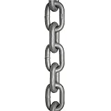 KingChain 559881 1/4-inch x 25 ft. Galvanized Steel Proof Tested Coil Chain with 1300 lb. Safe Working Load...