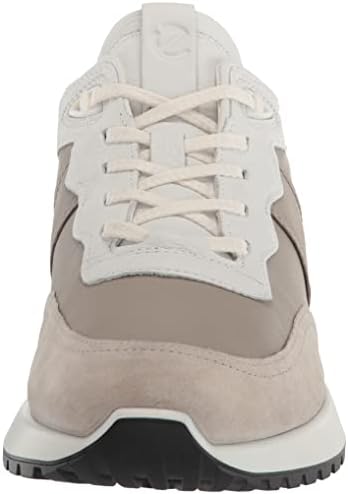 ECCO Men's Astir Retro Sneaker, Gravel/Moon Rock/Bright White/Black, 13-13.5 | Image 1