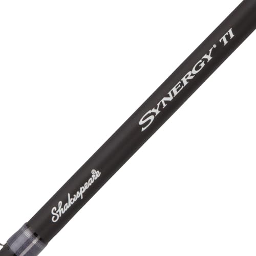 Robustesse titane du Shakespeare Synergy Ti Spincast Combo pour la pêche